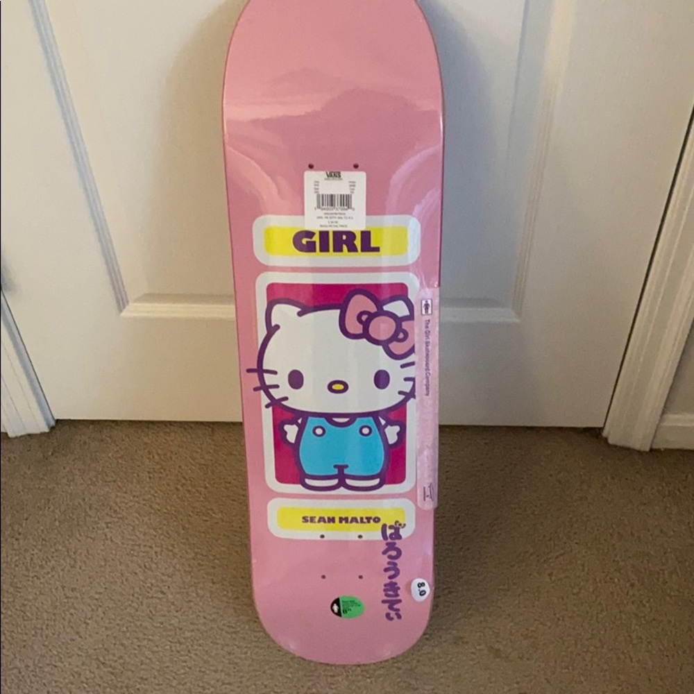 Hello kitty GIRL X Sanrio skateboard deck